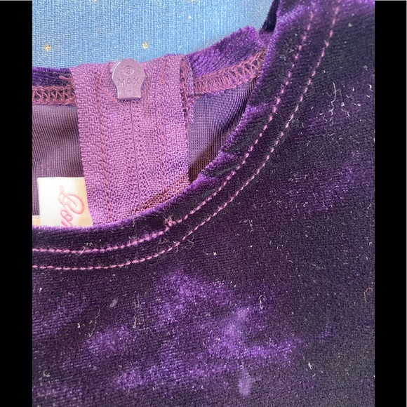 BONNIE JEAN PURPLE GOLD DRESS SZ 2T - Picture 7 of 9